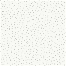 Hand Drawn Confetti Dots Grey Wallpaper