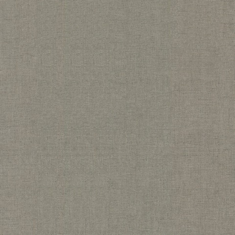 Hardy Linen Cinder Faux Linen Wallpaper