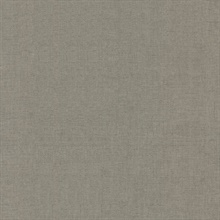 Hardy Linen Cinder Faux Linen Wallpaper