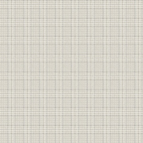 Harrington Plaid Neutral Glen Check Wallpaper