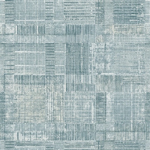 Harris Forest Green Quilt Wallpaper