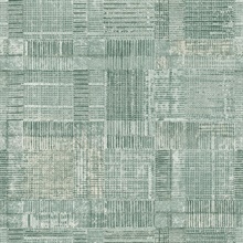 Harris Green Quilt Wallpaper