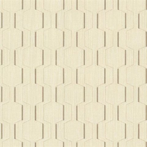 Harrison Beige Rectangular Geo