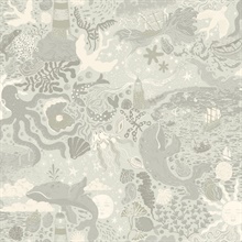 Havet Light Blue Wallpaper