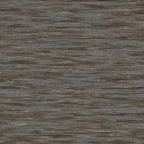 Hazen Chocolate Striated Wallpaper