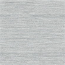 Hazen Grey Shimmer Faux Grasscloth Wallpaper