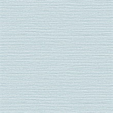 Hazen Light Blue Shimmer Faux Grasscloth Wallpaper