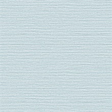 Hazen Light Blue Shimmer Faux Grasscloth Wallpaper