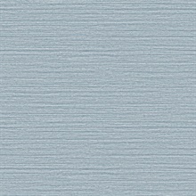 Hazen Sky Blue Shimmer Faux Grasscloth Wallpaper