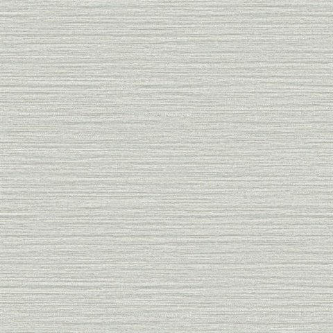 Hazen Sterling Shimmer Faux Grasscloth Wallpaper