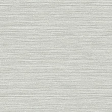 Hazen Sterling Shimmer Faux Grasscloth Wallpaper