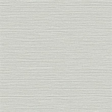 Hazen Sterling Shimmer Faux Grasscloth Wallpaper