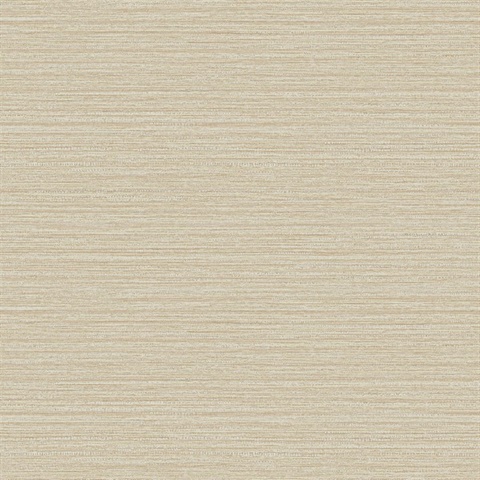 Hazen Taupe Shimmer Faux Grasscloth Wallpaper