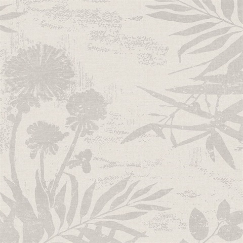 Hedda Off-White Botanical Wallpaper