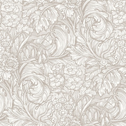 Hedgerovia Beige Wallpaper