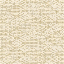 Helene Gold Textured Glitter Abstract Diamonds Wallpaper