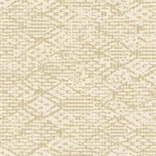 Helene Gold Textured Glitter Abstract Diamonds Wallpaper