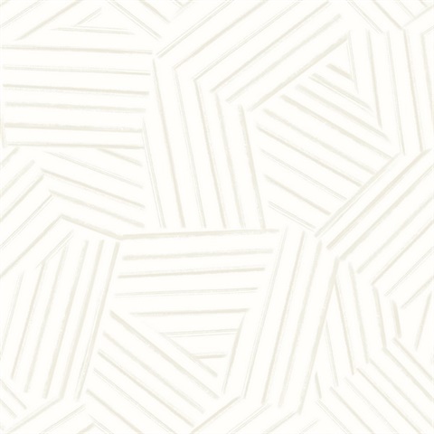 Helene Pearl Geometric Lines Wallpaper