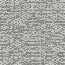 Helene Pewter Textured Glitter Abstract Diamonds Wallpaper