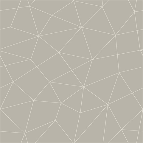 Helike Macadamia Modern Geometric Wallpaper