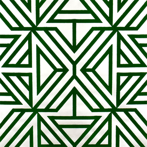 Helios Green Geometric Felt Surface Wallpaper