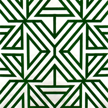 Helios Green Geometric Felt Surface Wallpaper