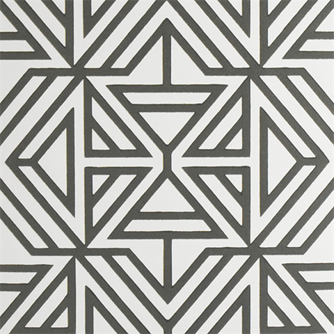 Helios Grey & White Geometric Felt Surface Wallpaper