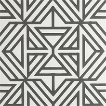 Helios Grey & White Geometric Felt Surface Wallpaper