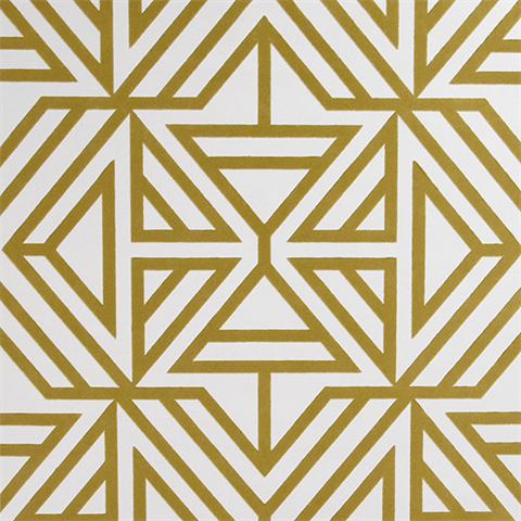 Helios Mustard Yellow Geometric Felt Surface Wallpaper