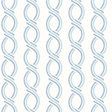 Helix Blue Stripe Wallpaper