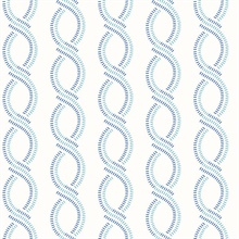 Helix Blue Stripe Wallpaper