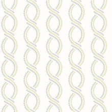 Helix Green Stripe Wallpaper
