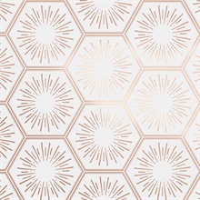 Hello Sunshine Autumn Bronze Peel and Stick Wallpaper