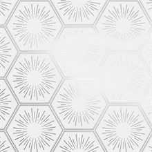 Hello Sunshine Platinum Peel and Stick Wallpaper