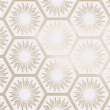 Hello Sunshine Sunset Gold Peel and Stick Wallpaper