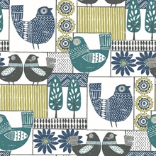 Hennika Multicolor Patchwork Wallpaper