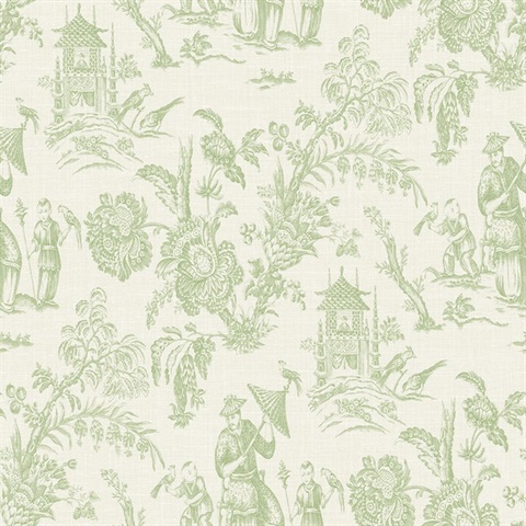 Herb Colette Chinoiserie Wallpaper