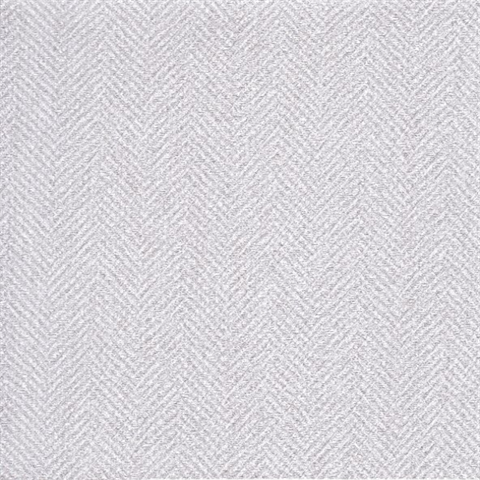 Herring Bone Lt Grey Commercial Wallpaper