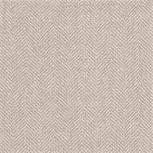 Herring Bone Med Beige Commercial Wallpaper