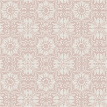 Hessle Pink Floral Wallpaper