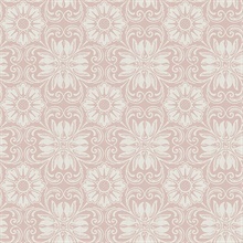 Hessle Pink Floral Wallpaper