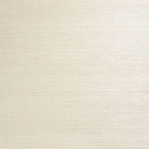 Hetao Light Cream Grasscloth Wallpaper