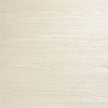 Hetao Light Cream Grasscloth Wallpaper