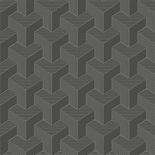 Hexahedron Wallpaper - Gunmetal