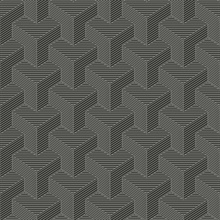 Hexahedron Wallpaper - Gunmetal