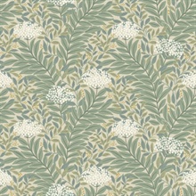 Highgrove Light Taupe Leaf Wallpaper