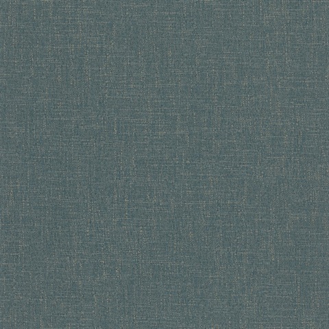 Highland Tweed Dark Blue Faux Fabric Wallpaper