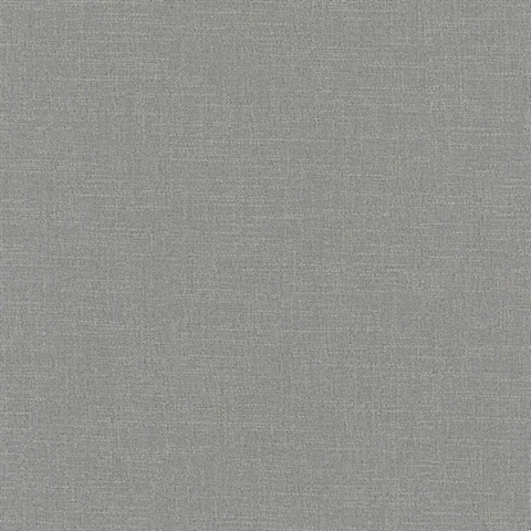 Highland Tweed Dark Grey Faux Fabric Wallpaper