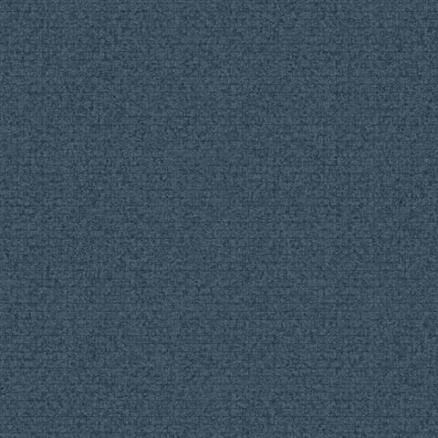 Hilbert Blue Indigo Small Rectangle Geometric Textured Wallpaper