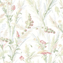 Hillaire Green Meadow Wallpaper